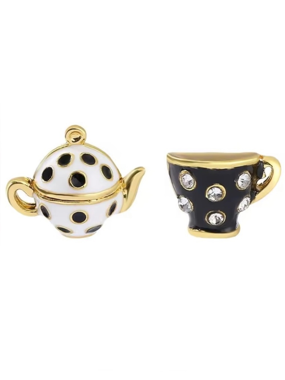 Kate Spade New York x Disney Tea Time Alice in Wonderland earrings
